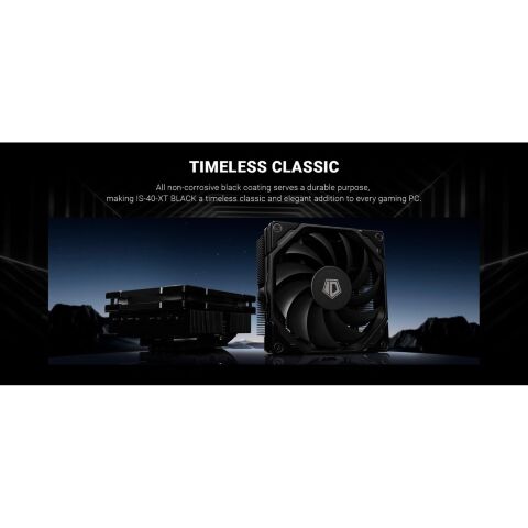 Кулер для процессора ID-Cooling IS-40-XT BLACK - Нулевой остаток (Feed)  - Нулевой остаток (Feed) 