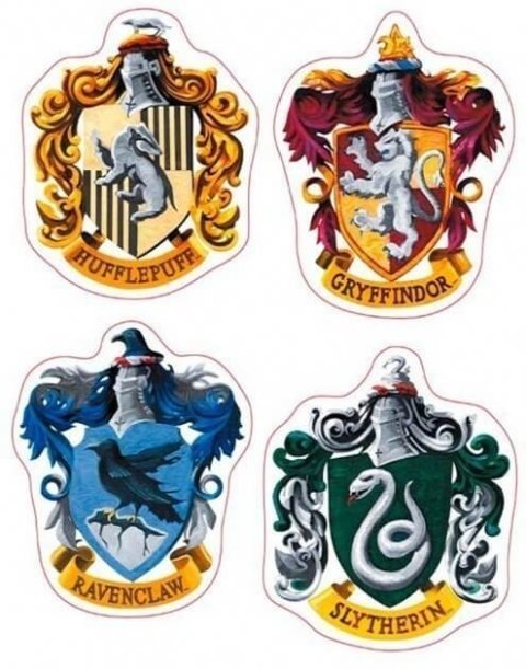 Наклейки ABYstyle Harry Potter Hogwarts Houses (Гаррі Поттер) Хогвартс -   -  