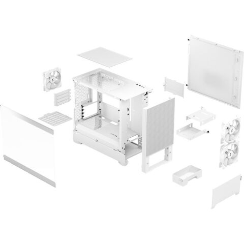 Корпус для ПК Fractal Design Pop Mini Air RGB White TG (FD-C-POR1M-01) - Корпуса  - Корпуса 