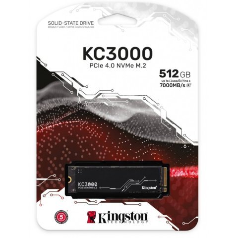 Накопитель SSD M.2 2280 512GB Kingston (SKC3000S/512G) - Нулевой остаток (Feed) - Нулевой остаток (Feed)