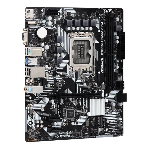 Материнская плата ASRock B760M-HDV/M.2 D4 - Нулевой остаток (Feed) - Нулевой остаток (Feed)
