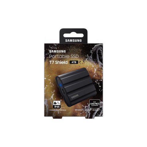 Накопитель SSD USB 3.2 2TB T7 Shield Samsung (MU-PE2T0S/EU) - Нулевой остаток (Feed)  - Нулевой остаток (Feed) 