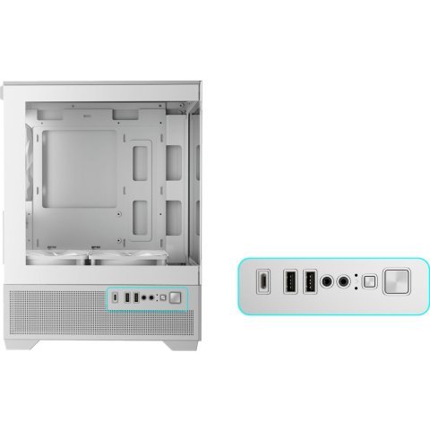 Корпус Gamdias AURA GC9M ELITE WH ARGB (4711514503142) - Нулевой остаток (Feed) - Нулевой остаток (Feed)