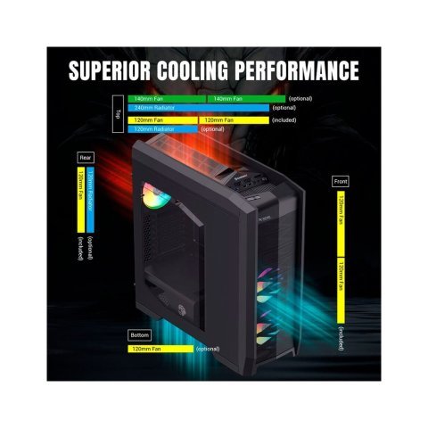 Корпус Gamemax Dragon Knight 2 - Нулевой остаток (Feed) - Нулевой остаток (Feed)