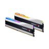 Модуль памяти для компьютера DDR5 32GB (2x16GB) 7600 MHz Trident Z5 RGB Silver G.Skill (F5-7600J3646G16GX2-TZ5RS)
