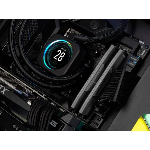 Модуль памяти для компьютера DDR5 32GB (2x16GB) 5600 MHz Vengeance Cool Gray Corsair (CMK32GX5M2B5600Z36) - Нулевой остаток (Feed)  - Нулевой остаток (Feed) 