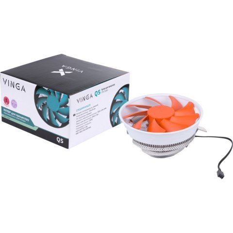 Кулер для процессора Vinga Q5 - Нулевой остаток (Feed)  - Нулевой остаток (Feed) 