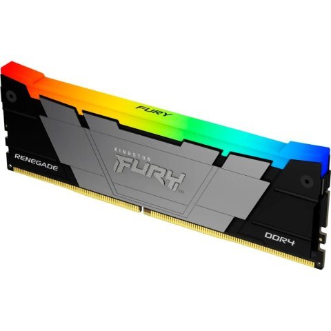 Модуль памяти для компьютера DDR4 32GB 3600 MHz Renegade RGB Kingston Fury (ex.HyperX) (KF436C18RB2A/32) - Нулевой остаток (Feed) - Нулевой остаток (Feed)