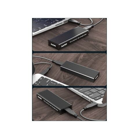 Карман внешний Maiwo M.2 SSD NVMe/SATA combo USB3.1 GEN2 Type-C al. (K1687P2) - Нулевой остаток (Feed) - Нулевой остаток (Feed)