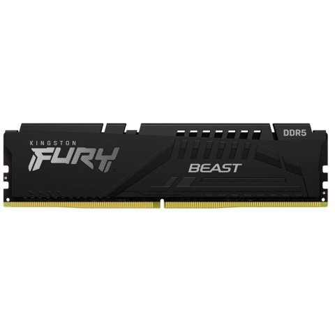 Модуль памяти для компьютера DDR5 32GB 5200 MHz Beast Black Kingston Fury (ex.HyperX) (KF552C36BBE-32) - Нулевой остаток (Feed) - Нулевой остаток (Feed)