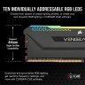 Модуль памяти для компьютера DDR4 32GB (2x16GB) 3600 MHz Vengeance RGB PRO SL Black Corsair (CMH32GX4M2D3600C18)