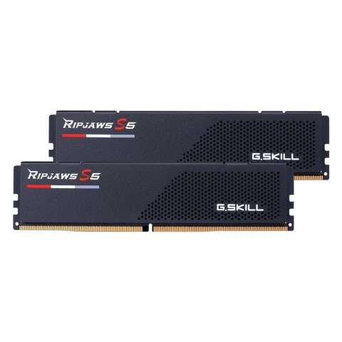 Модуль памяти для компьютера DDR5 48GB (2x24GB) 5600 MHz Ripjaws S5 Black G.Skill (F5-5600J4040D24GX2-RS5K) - Нулевой остаток (Feed) - Нулевой остаток (Feed)