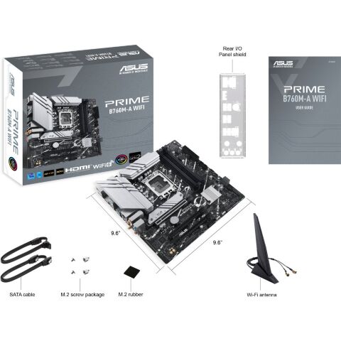 Материнская плата ASUS PRIME B760M-A WIFI - Нулевой остаток (Feed)  - Нулевой остаток (Feed) 