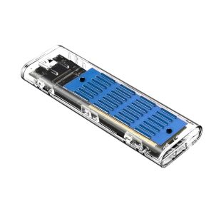 Карман внешний Dynamode M.2 SSD NVMe/SATA combo ч-з USB3.2 GEN2 Type-C (DM-CAD-SSD09)