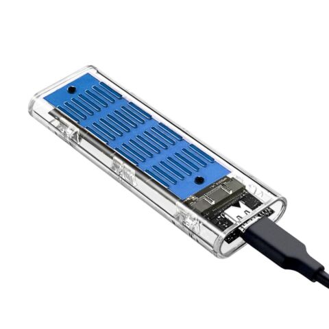 Карман внешний Dynamode M.2 SSD NVMe/SATA combo ч-з USB3.2 GEN2 Type-C (DM-CAD-SSD09) - Нулевой остаток (Feed) - Нулевой остаток (Feed)