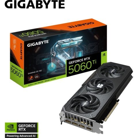 Видеокарта GIGABYTE GeForce RTX5060Ti 8Gb GAMING OC (GV-N506TGAMING OC-8GD) - Нулевой остаток (Feed)  - Нулевой остаток (Feed) 