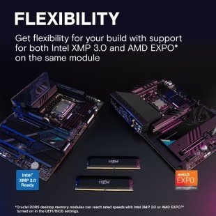 Модуль памяти для компьютера DDR5 32GB (2x16GB) 6000 MHz Pro Overclocking Micron (CP2K16G60C36U5B)