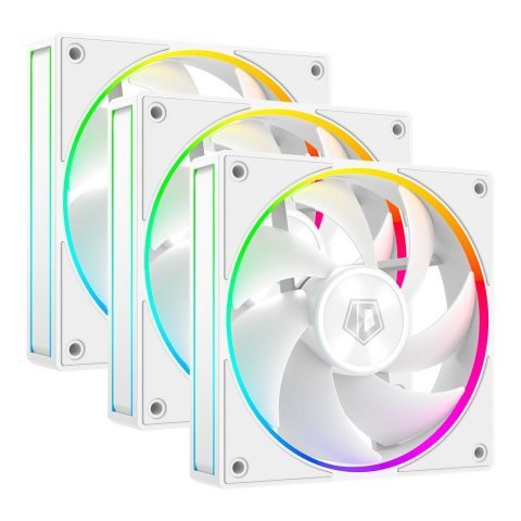 Кулер для корпуса ID-Cooling AF-127-ARGB-W TRIO - Нулевой остаток (Feed)  - Нулевой остаток (Feed) 