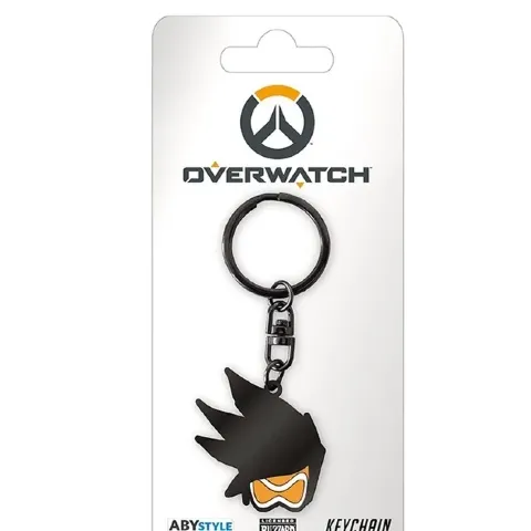 Брелок ABYstyle Overwatch Tracer Keychain (Овервотч Трейсер) 4 см -   -  