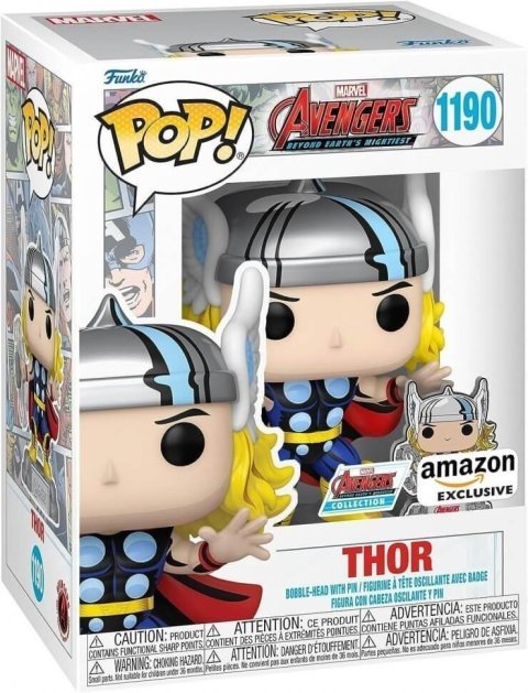 Фигурка Funko Pop & Pin Marvel: Avengers - 60th Anniversary - Thor Фанко Тор (Amazon Exclusive) 1190 -   -  