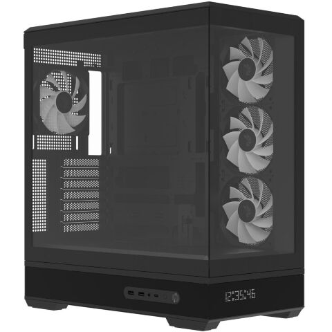 Корпус для ПК AeroCool P500B Digi-BK-v1 Black (ACCM-PN09143.11) - Нулевой остаток (Feed)  - Нулевой остаток (Feed) 