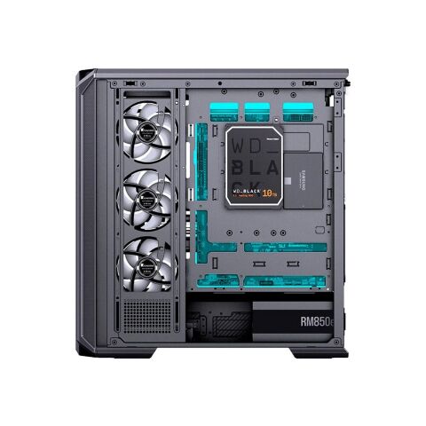 Корпус для ПК JONSBO D400 Black - Нулевой остаток (Feed)  - Нулевой остаток (Feed) 