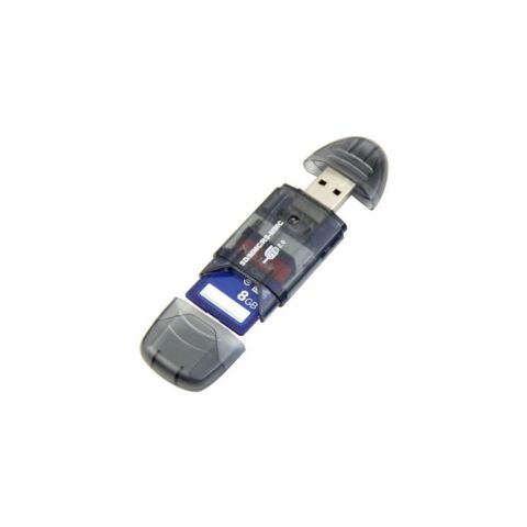 Считыватель флеш-карт ST-Lab SD/ SDHC/ MMC /RS-MMC (U-371 black) - Нулевой остаток (Feed)  - Нулевой остаток (Feed) 