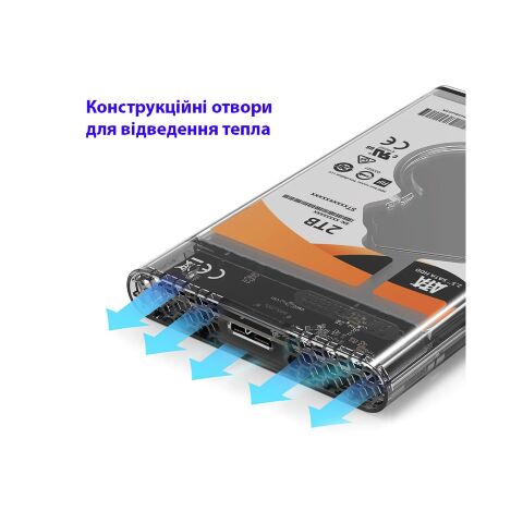 Карман внешний Maiwo 2.5" SATA/SSD HDD - USB3.0 (K2510B) - Нулевой остаток (Feed)  - Нулевой остаток (Feed) 