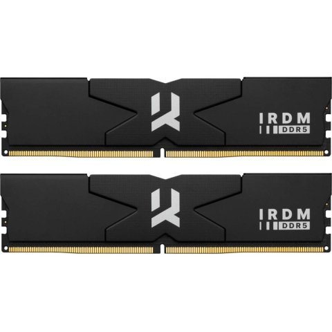 Модуль памяти для компьютера DDR5 32GB (2x16GB) 6000 MHz IRDM Black Goodram (IR-6000D564L30S/32GDC) - Нулевой остаток (Feed) - Нулевой остаток (Feed)