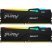 Модуль памяти для компьютера DDR5 16GB (2x8GB) 6000 MHz Beast RGB XMP Kingston Fury (ex.HyperX) (KF560C30BBAK2-16) - Нулевой остаток (Feed)  - Нулевой остаток (Feed) 