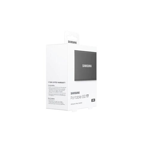 Накопитель SSD USB 3.2 2TB T7 Samsung (MU-PC2T0T/WW) - Нулевой остаток (Feed)  - Нулевой остаток (Feed) 