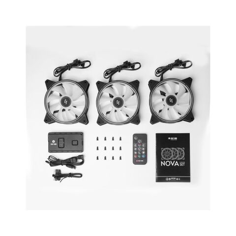 Кулер для корпуса Chieftec Nova (NF-3012-RGB) - Нулевой остаток (Feed) - Нулевой остаток (Feed)