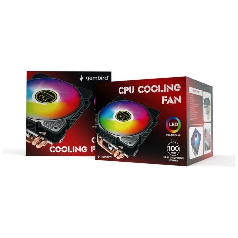 Кулер для процессора Gembird CPU-HURACAN-ARGB-X140 - Нулевой остаток (Feed)  - Нулевой остаток (Feed) 