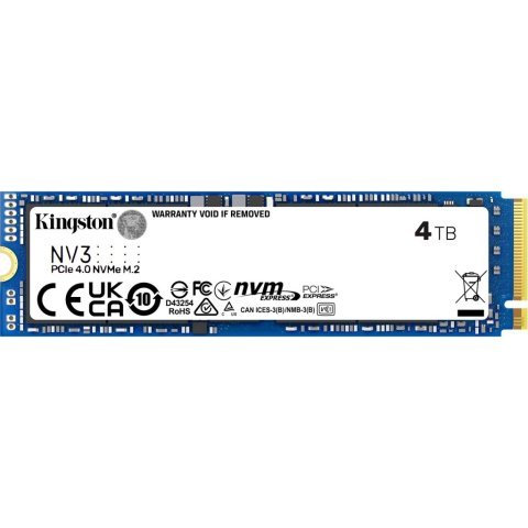 Накопитель SSD M.2 2280 4TB Kingston (SNV3S/4000G) - Нулевой остаток (Feed) - Нулевой остаток (Feed)