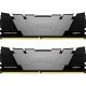Модуль памяти для компьютера DDR4 32GB (2x16GB) 4000 MHz Renegade Black Kingston Fury (ex.HyperX) (KF440C19RB12K2/32) - Нулевой остаток (Feed) - Нулевой остаток (Feed)