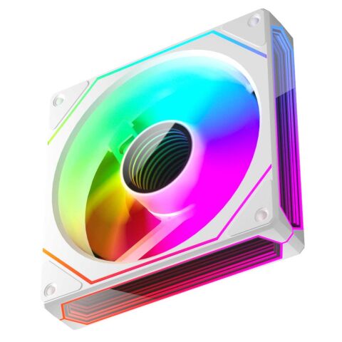 Кулер для корпуса Zezzio PRISM 6 Pro ARGB White - Вентиляторы к корпусам  - Вентиляторы к корпусам 