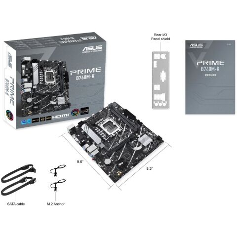 Материнская плата ASUS PRIME B760M-K - Системные (материнские) платы  - Системные (материнские) платы 