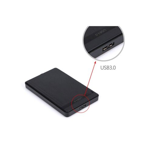 Карман внешний Dynamode 2.5" SATA HDD/SSD USB 3.0 Black (DM-CAD-25317) - Нулевой остаток (Feed) - Нулевой остаток (Feed)