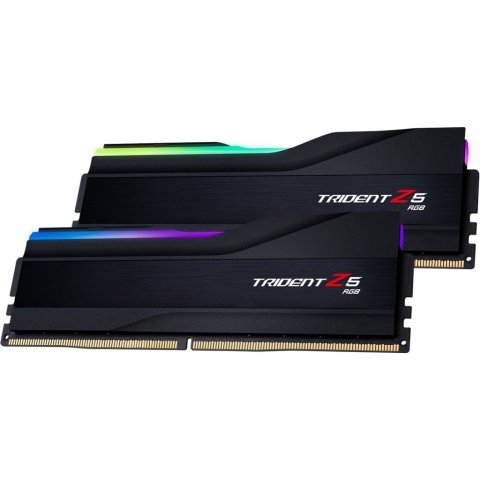 Модуль памяти для компьютера DDR5 32GB (2x16GB) 6400 Trident Z5 RGB Black G.Skill (F5-6400J3239G16GX2-TZ5RK) - Нулевой остаток (Feed)  - Нулевой остаток (Feed) 