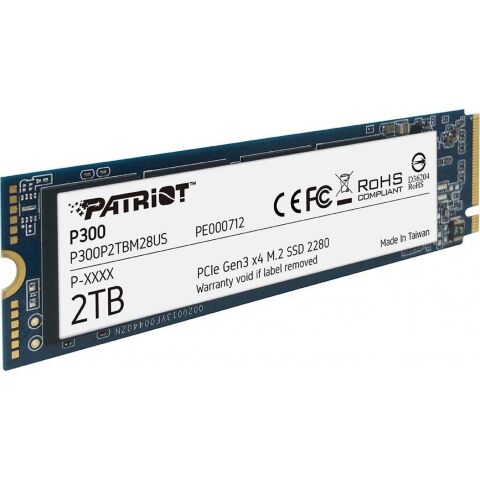 Накопитель SSD M.2 2280 2TB Patriot (P300P2TBM28) - Внутренние SSD  - Внутренние SSD 