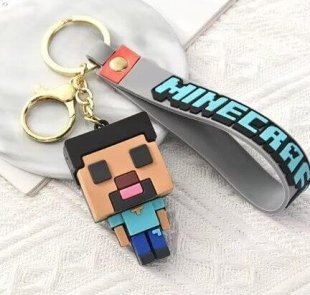 Брелок підвіска на рюкзак Minecraft Майнкрафт Human 3D Backpack