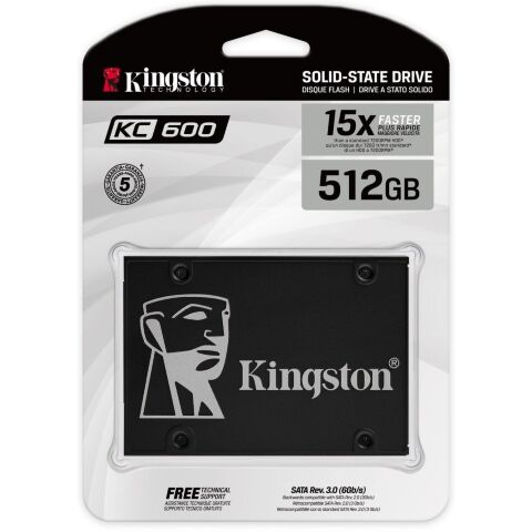 Накопитель SSD 2.5" 512GB Kingston (SKC600/512G) - Нулевой остаток (Feed)  - Нулевой остаток (Feed) 