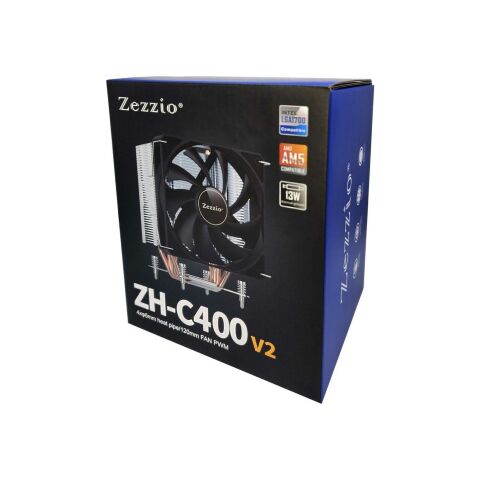 Кулер для процессора Zezzio ZH-C400 V2 - Нулевой остаток (Feed)  - Нулевой остаток (Feed) 