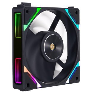 Кулер для корпуса 1stPlayer XF7 Black (XF7-BK-1IN1)