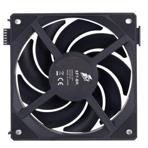 Кулер для корпуса 1stPlayer XF7 Black (XF7-BK-1IN1) - Нулевой остаток (Feed)  - Нулевой остаток (Feed) 