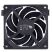 Кулер для корпуса 1stPlayer XF7 Black (XF7-BK-1IN1) - Нулевой остаток (Feed)  - Нулевой остаток (Feed) 