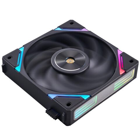 Кулер для корпуса 1stPlayer XF7 Black (XF7-BK-1IN1) - Нулевой остаток (Feed)  - Нулевой остаток (Feed) 