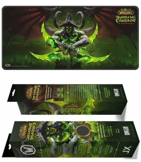 Килимок ігрова поверхня Blizzard World Of Warcraft Gaming Desk Mat Burning Crusade Illidan XL Іллідан (90*42 cm) -   -  