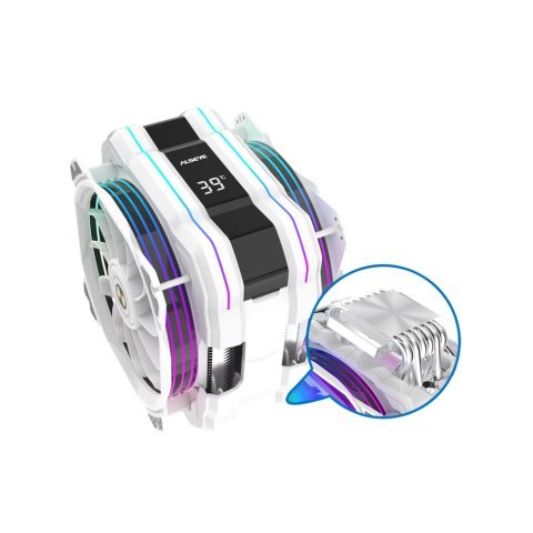 Кулер для процессора Alseye M120D-W-Plus II (AS.01.01.0043) - Нулевой остаток (Feed)  - Нулевой остаток (Feed) 