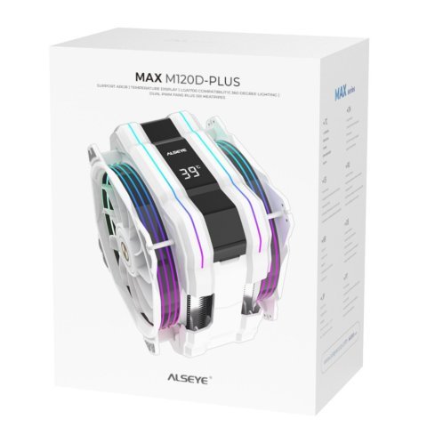 Кулер для процессора Alseye M120D-W-Plus II (AS.01.01.0043) - Нулевой остаток (Feed)  - Нулевой остаток (Feed) 
